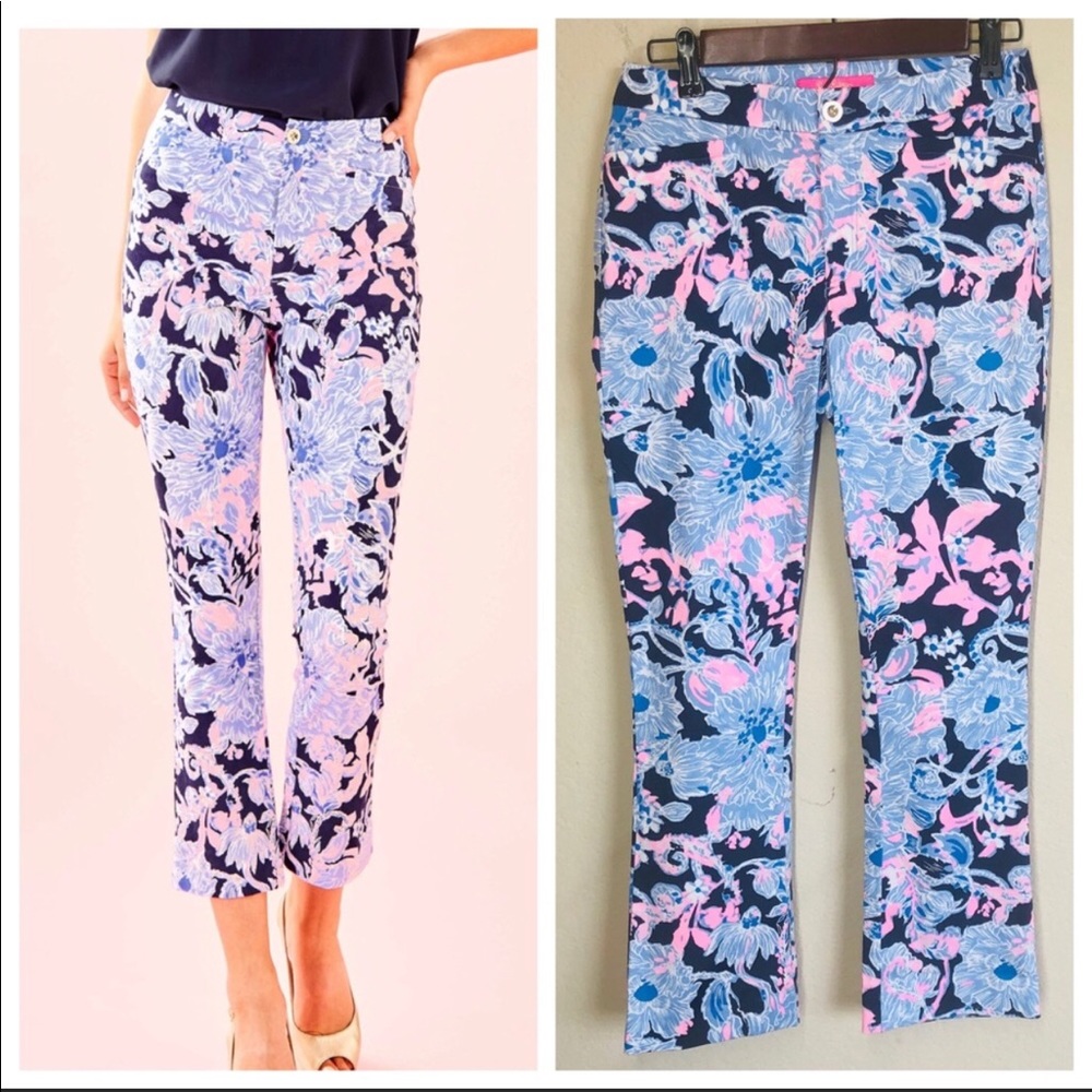 NWT Lilly Pulitzer High rise crop Amore Please